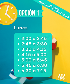Opción 1. Pre Instrumento - Plan Solista
